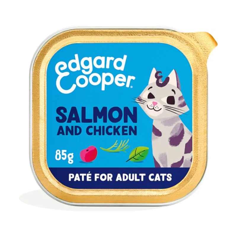 Edgard & Cooper 85 g Adult Salmón y Pollo en Paté tarrina