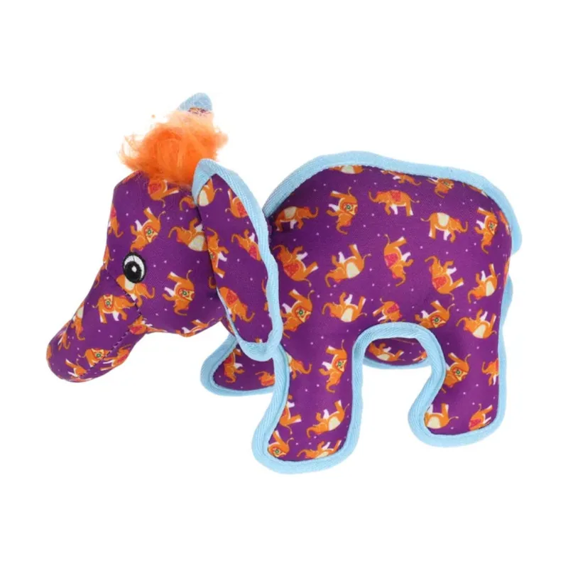 Flamingo Strong Stuff Elefante de Peluche Púrpura para perros