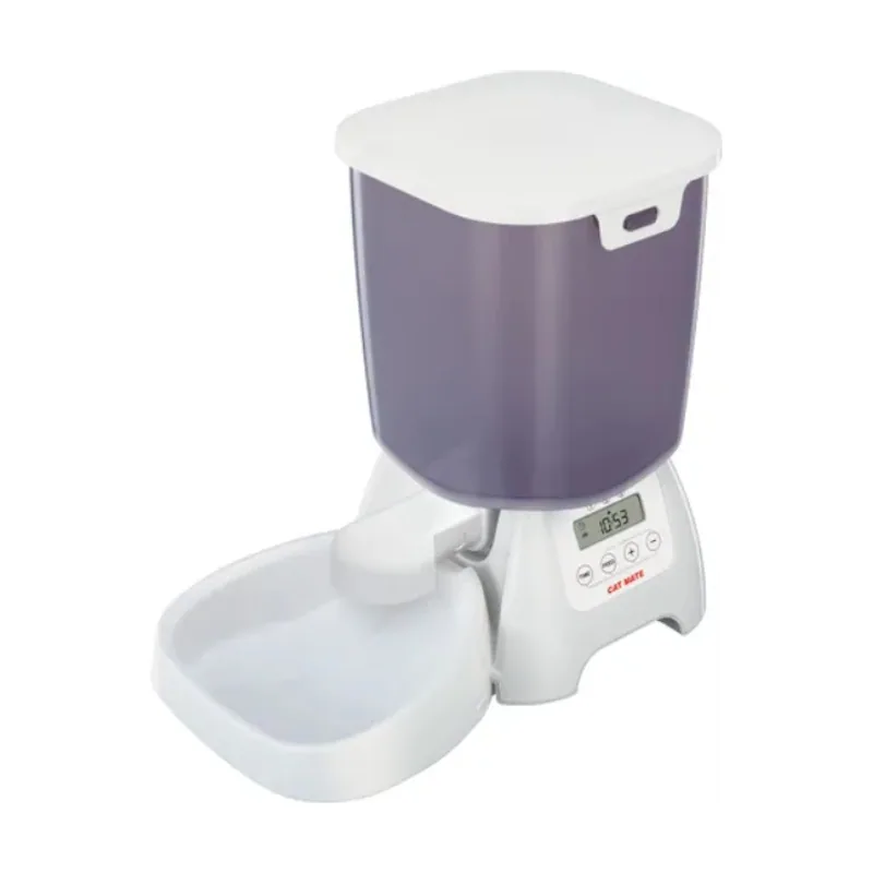 Flamingo Comedero Automático Blanco para perros y gatos