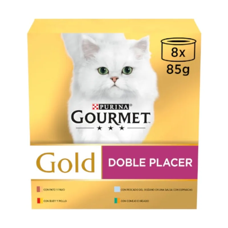 Gourmet 8 latas x 85 g Gold Surtido lata