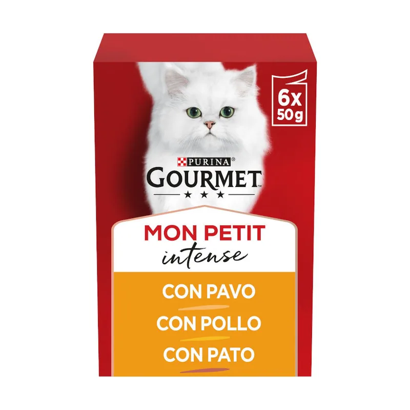 Gourmet 6 sobres x 50 g Mon Petit Selección Aves en salsa sobre