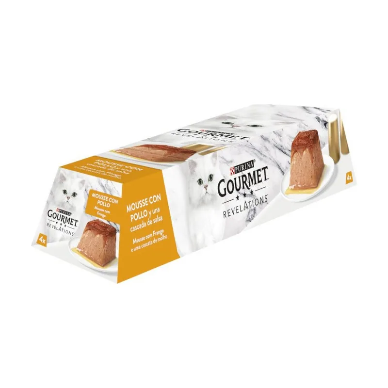 Gourmet 4 tarrinas x 57 g Revelations Pollo tarrinas en mousse