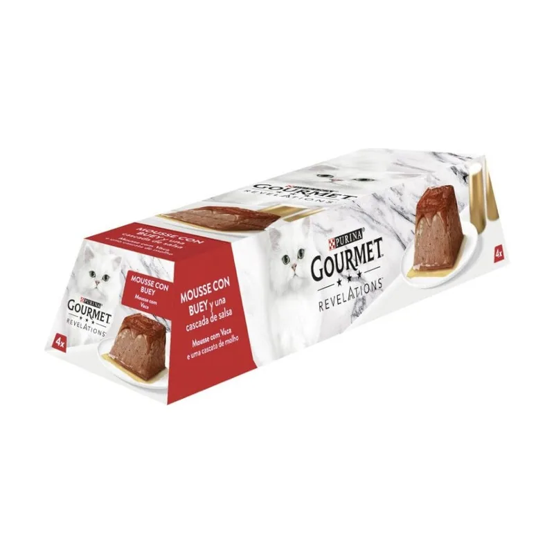 Gourmet 4 tarrinas x 57 g Revelations Buey mousse tarrina