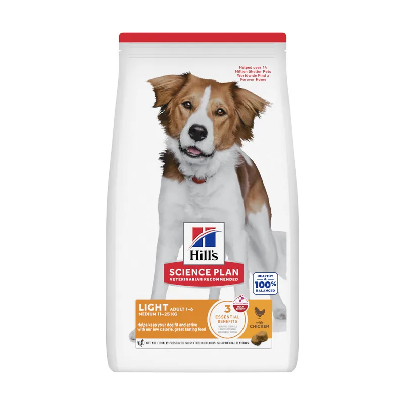 Hill's 2.5 kg Science Plan Adult Light Medium Pollo pienso