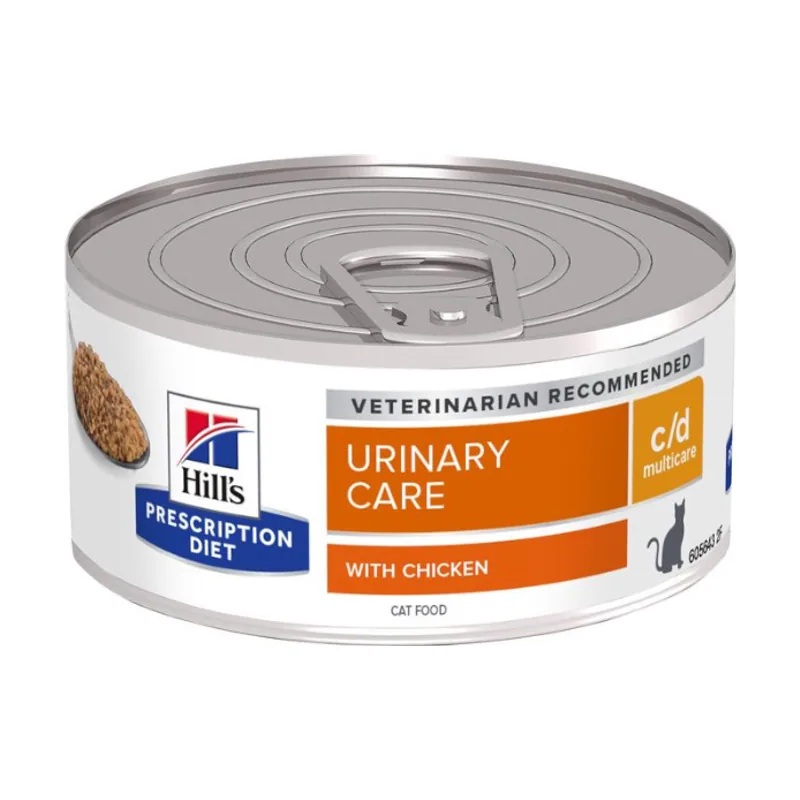 Hill's 156 g Prescription Diet Urinary Care c/d Pollo lata para gatos