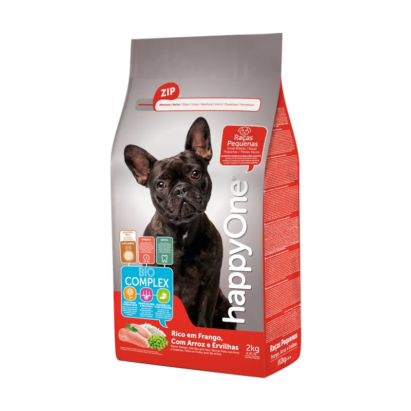 happyOne Adult Pequeño Carne Fresca de Aves pienso