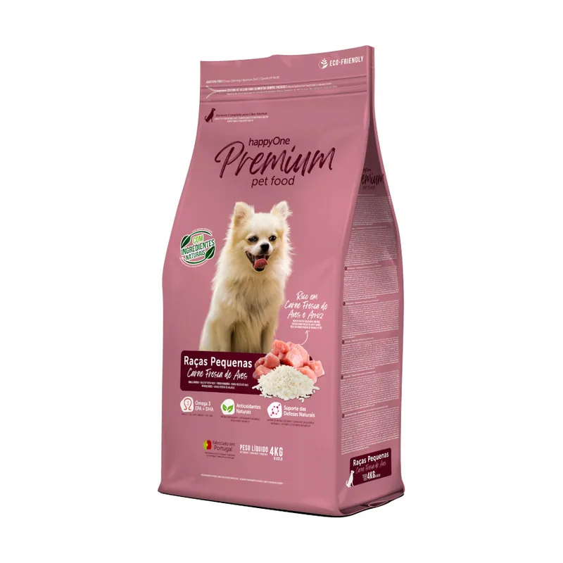 happyOne Premium Adult Razas Pequeñas Carne Fresca de Aves pienso