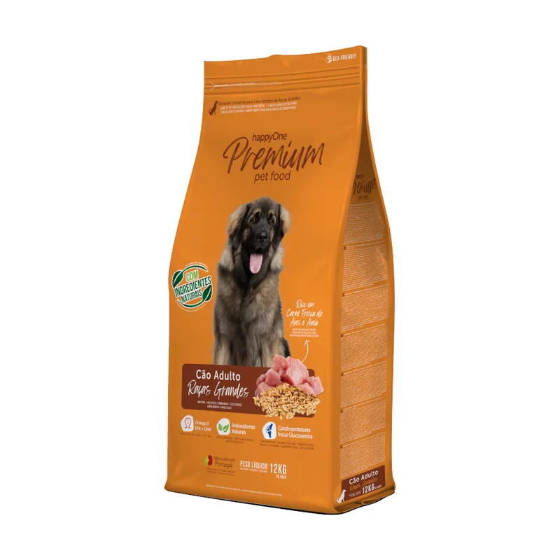happyOne Premium Adult Grande Carne Fresca de Aves pienso