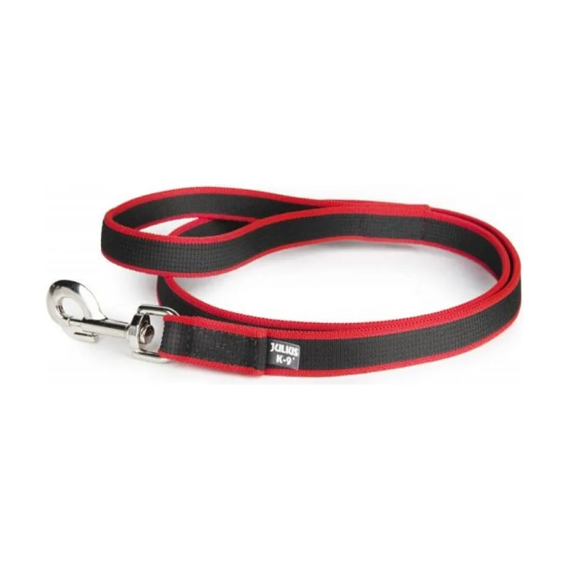 Julius-K9 Julius K-9 Correa Elástica Roja para perros