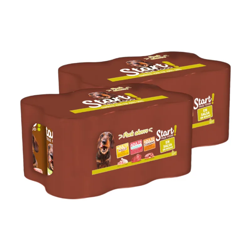 Start 6 latas x 400 g Adult Pollo