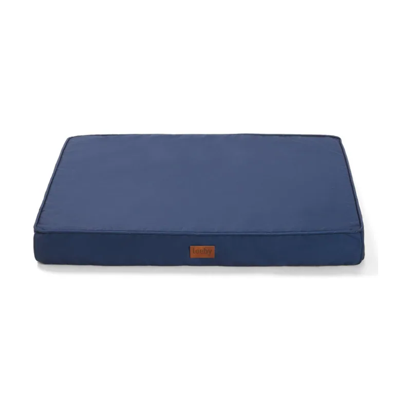 Leeby colchón viscoelástico azul para perros