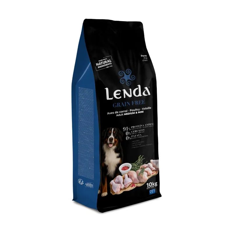 Lenda 10 kg Grain Free Pavo y Pato pienso