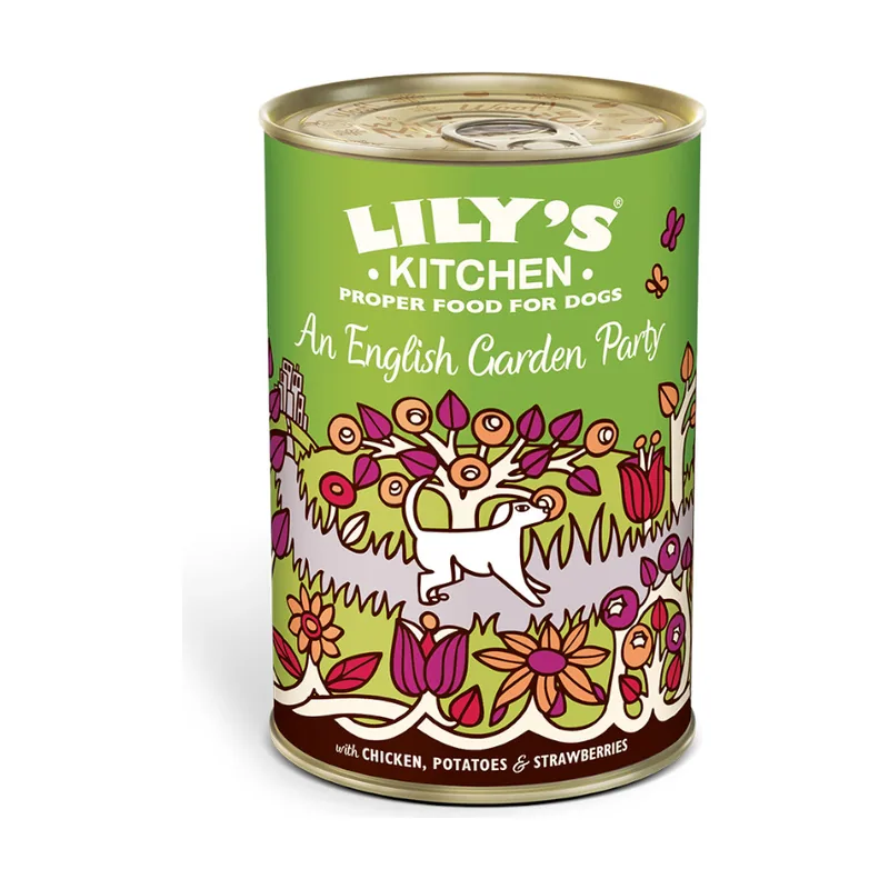 Lily's Kitchen 400 g pollo y fresas lata
