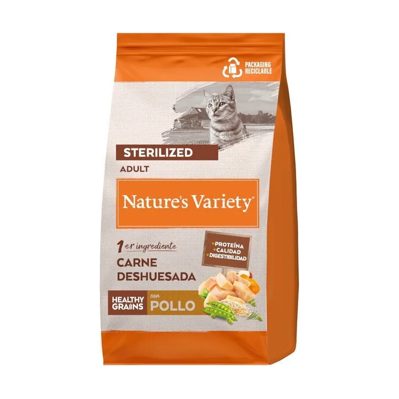 Nature's Variety 7 kg Healthy Grains Adult Sterilized Pollo pienso