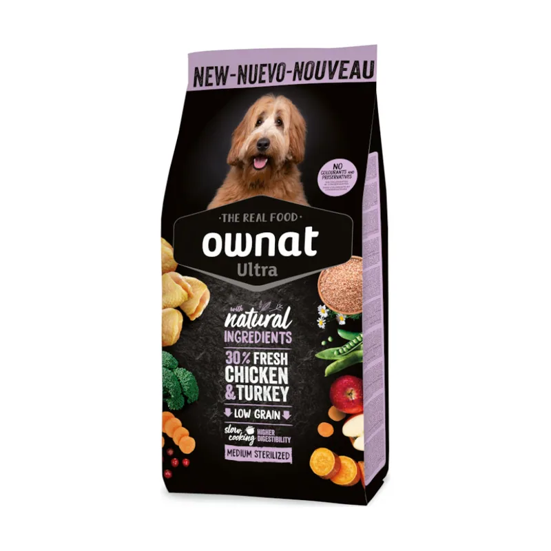 Ownat 3 kg Ultra Medium Sterilized pienso