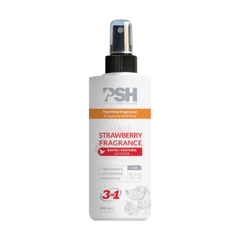 PSH Fragancia 3 en 1 Strawberry Nutritivo champú para perros y gatos