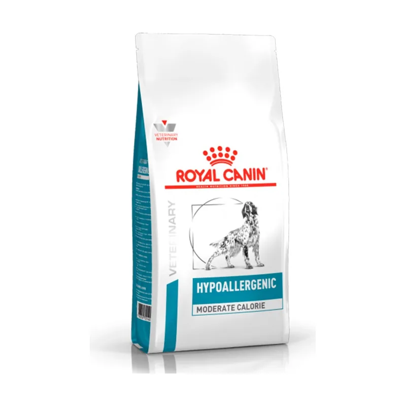 Royal Canin 14 kg Veterinary Hypoallergenic Moderate Calorie pienso