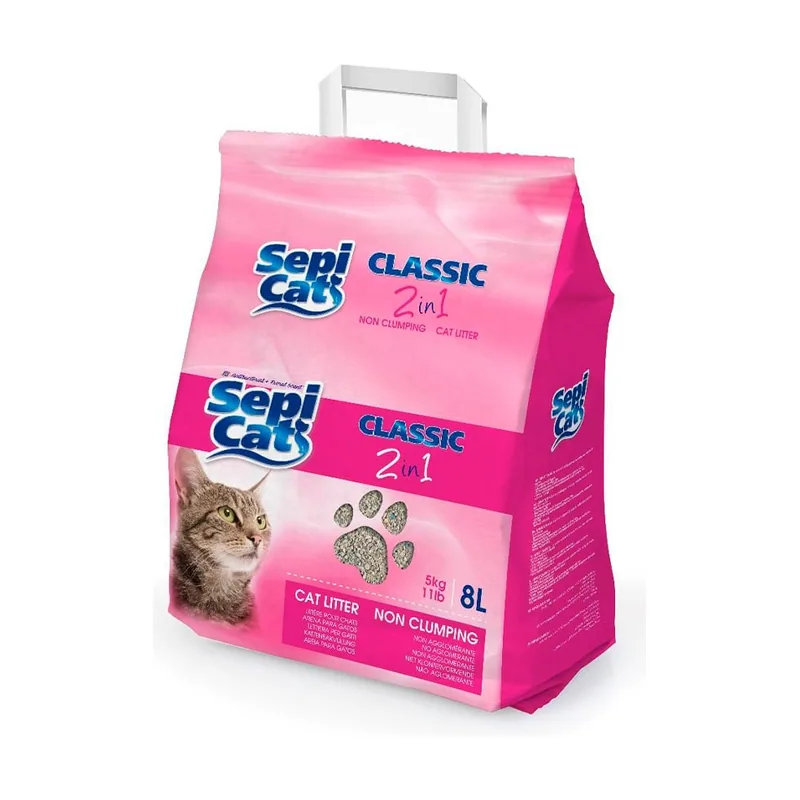 Sepicat Classic 2 en 1 arena absorbente para gatos