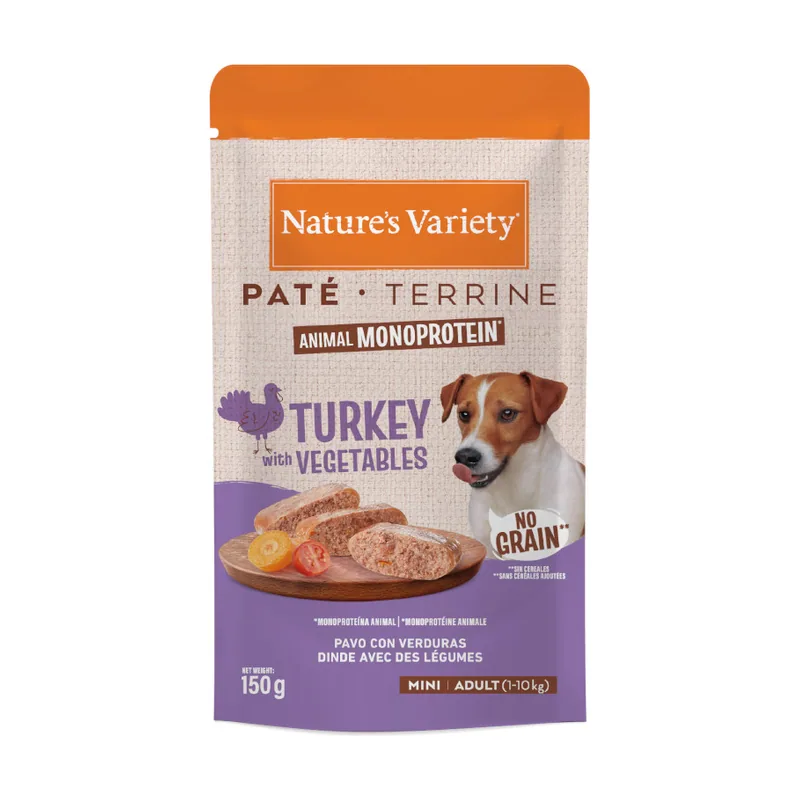 Nature's Variety 150 g Mini Adult Variety pavo sobre