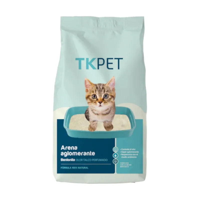 TK-Pet Arena Aglomerante de Bentonita Talco Perfumado para Gatos