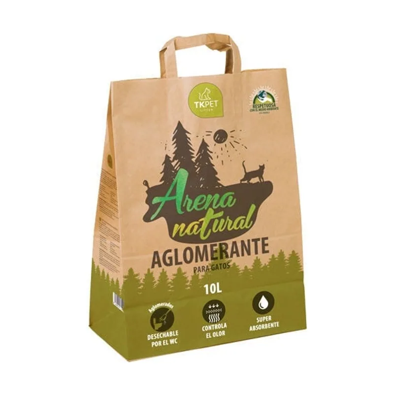 TK-Pet 10 L arena natural aglomerante para gatos