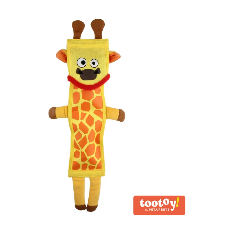 Tootoy! Comfort Resistant Giraffe Toy peluche para perros