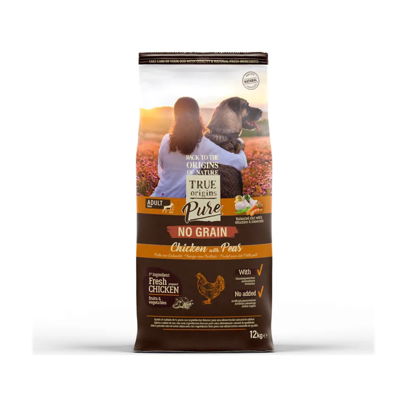True Origins 12 kg Pure Grain Free Adult Maxi Pollo pienso
