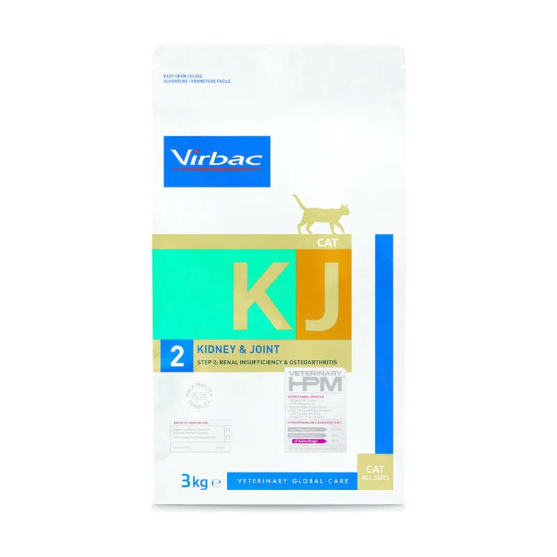 Virbac HPM KJ2 Kidney & Joint Renal Pienso