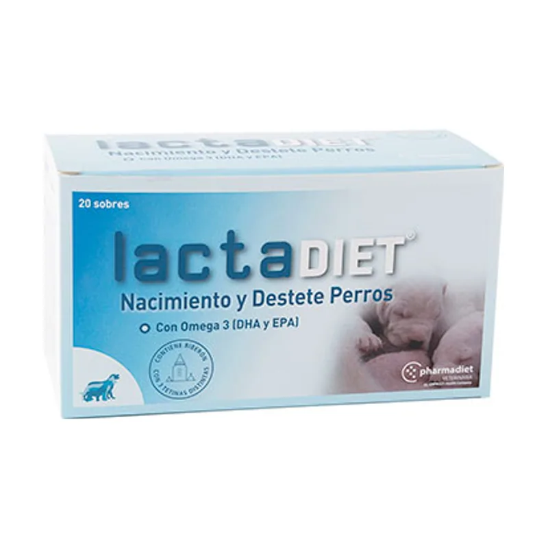 Pharmadiet 1 kg Lactadiet Leche con Omega 3 para cachorros