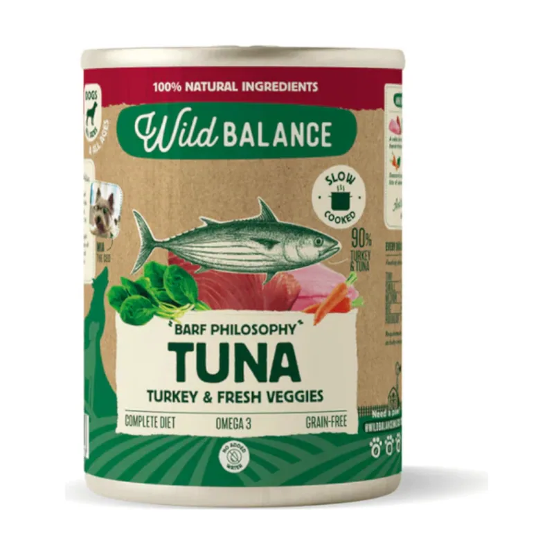 Wild Balance 400 g Atún y Pavo lata