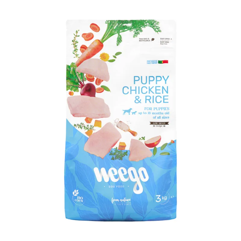 Weego Puppy Pollo y Arroz pienso