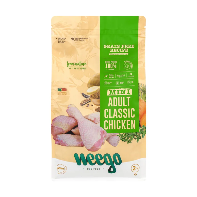 Weego Grain Free Mini Adult Classic Pollo pienso