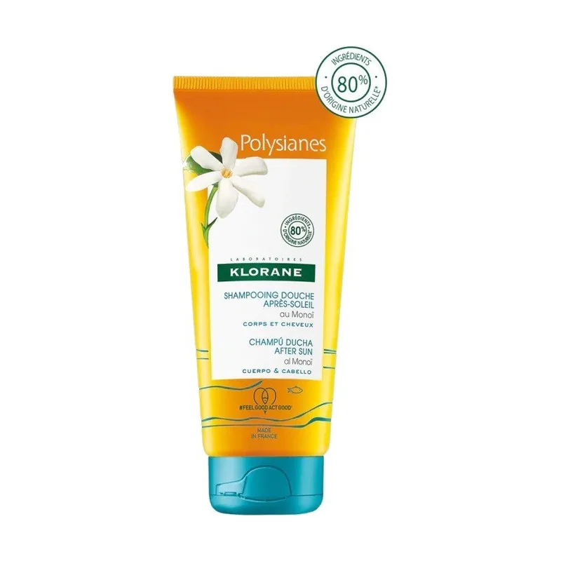 Polysianes KLORANE Champú de Ducha After Sun al Monoï 200ml