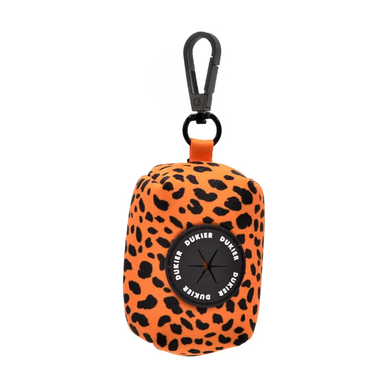 Dukier Cheetah Porta Bolsas con Mosquetón para perros