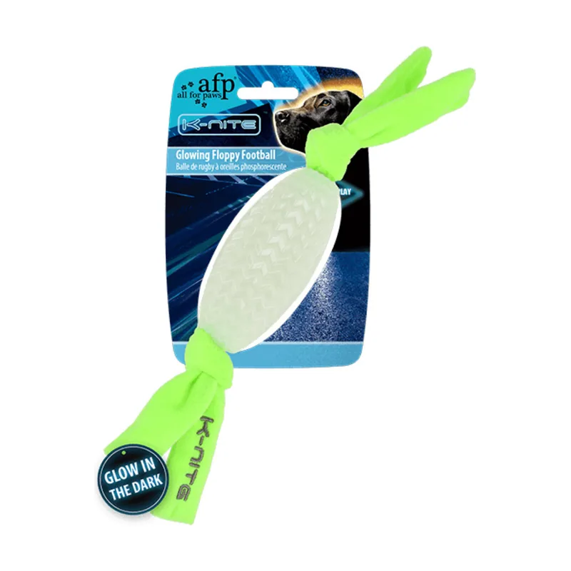 All For Paws K-Nite Glowing Floppies pelota para perros