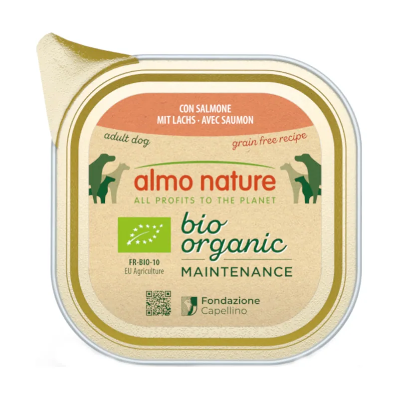 Almo Nature 100 g Bio Organic Maintenance Grain Free Salmón tarrina