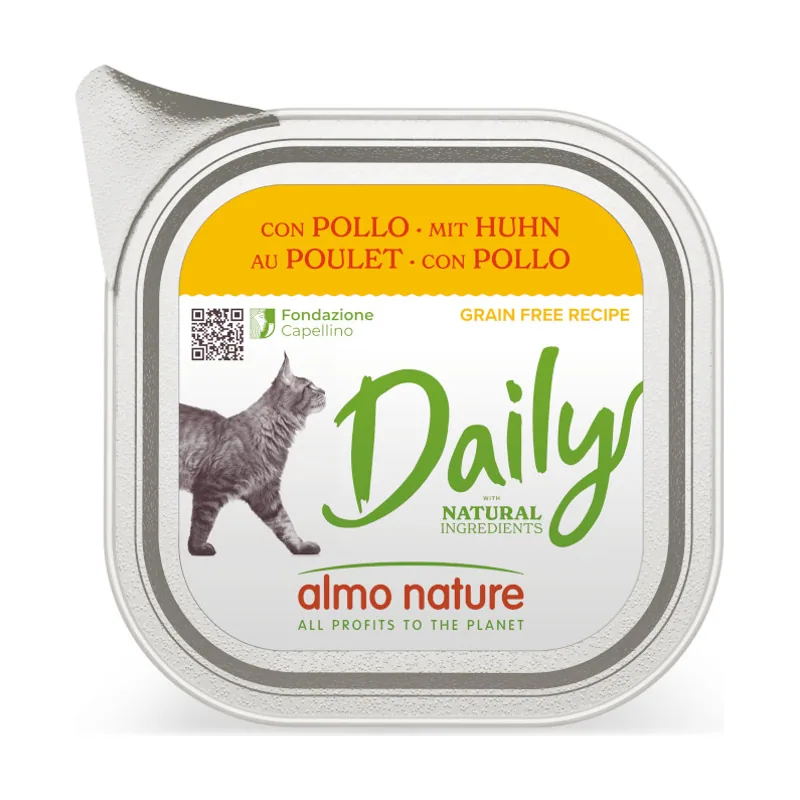 Almo Nature 100 g Daily Grain Free Pollo tarrina