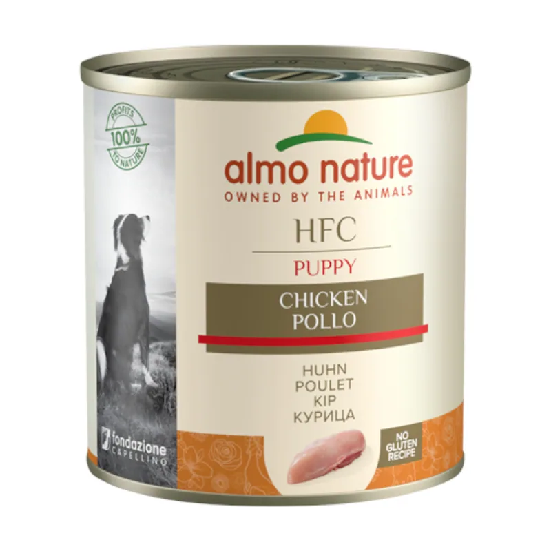 Almo Nature 280 g HFC Pollo lata para cachorros
