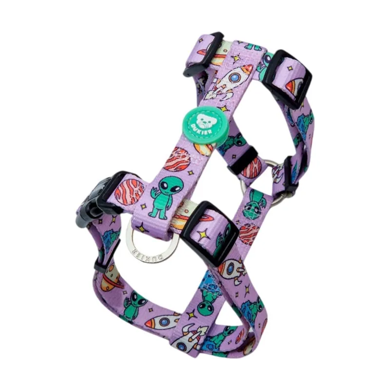 Dukier Arnés Clásico Estampado Alien para perros