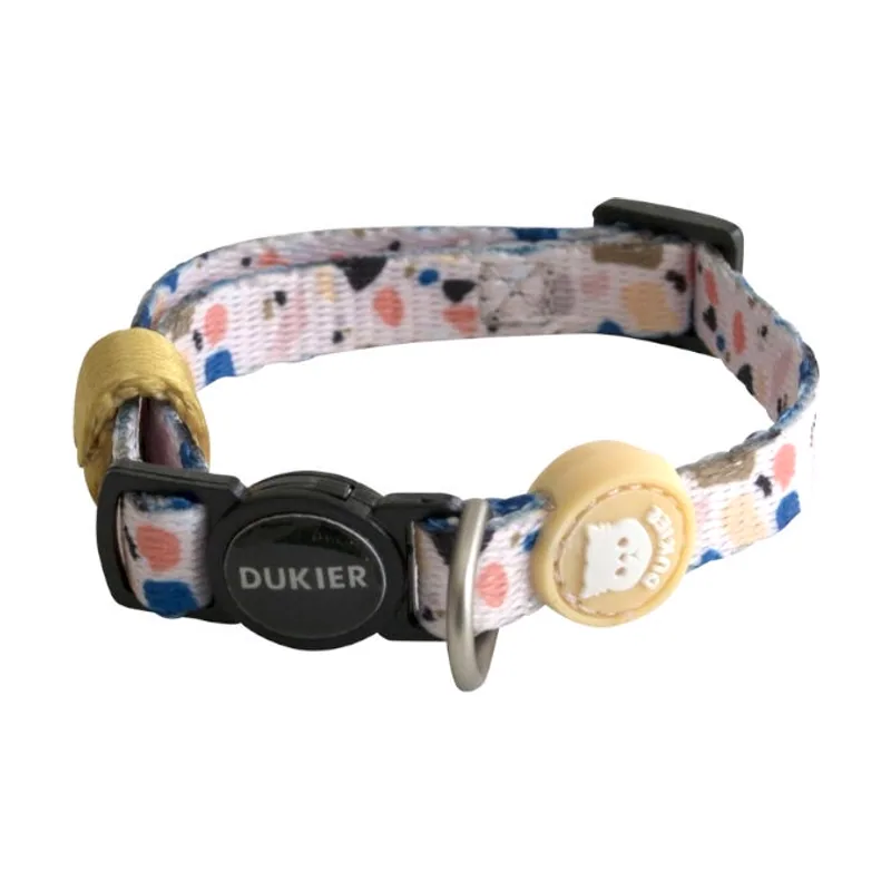 Dukier Collar Estampado Terrazo para gatos