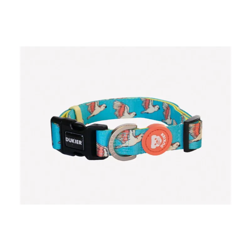 Dukier Collar Estampado Aves para perros