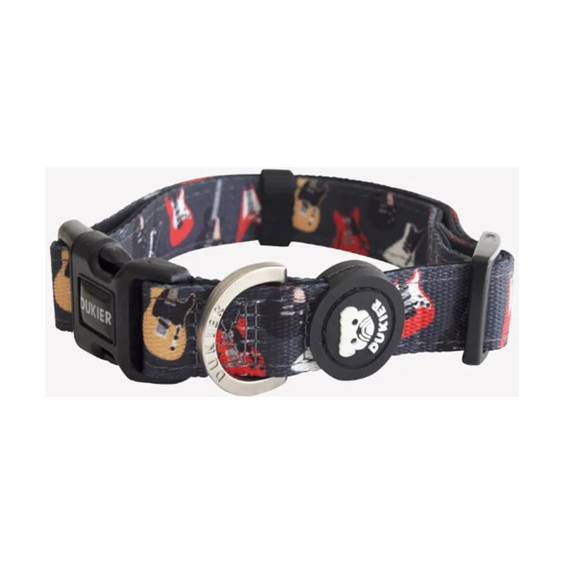 Dukier Collar Estampado Rockero para perros
