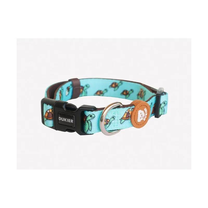 Dukier Collar Estampado Tortugas para perros