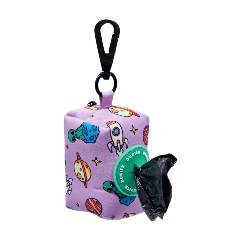 Dukier Porta Bolsas Estampado Alien para perros