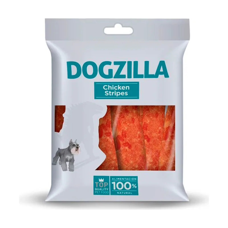 Dogzilla 100 g Láminas de pollo