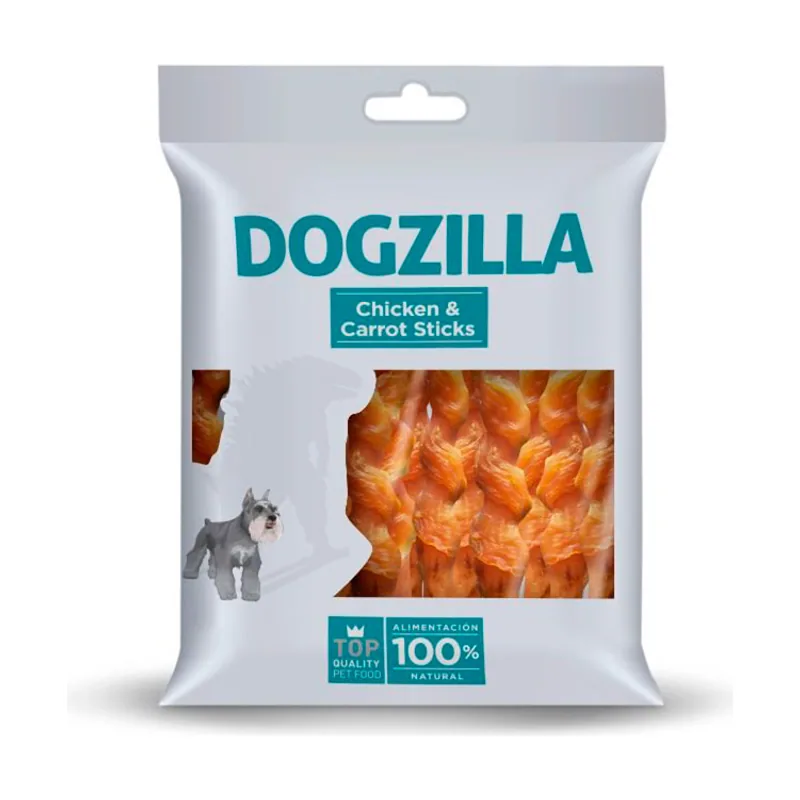 Dogzilla 100 g Palitos con pollo y zanahoria