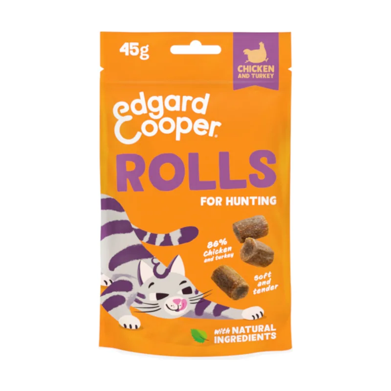 Edgard & Cooper 45 g Rollitos Pollo y Pavo