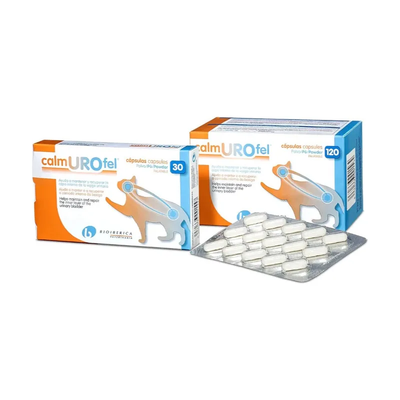 Bioiberica Calmurofel Cápsulas Suplemento urinario para gatos