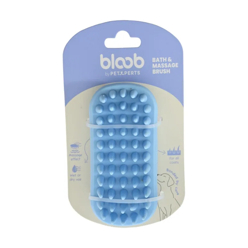 Bloob Cepillo Baño y Masaje para perros