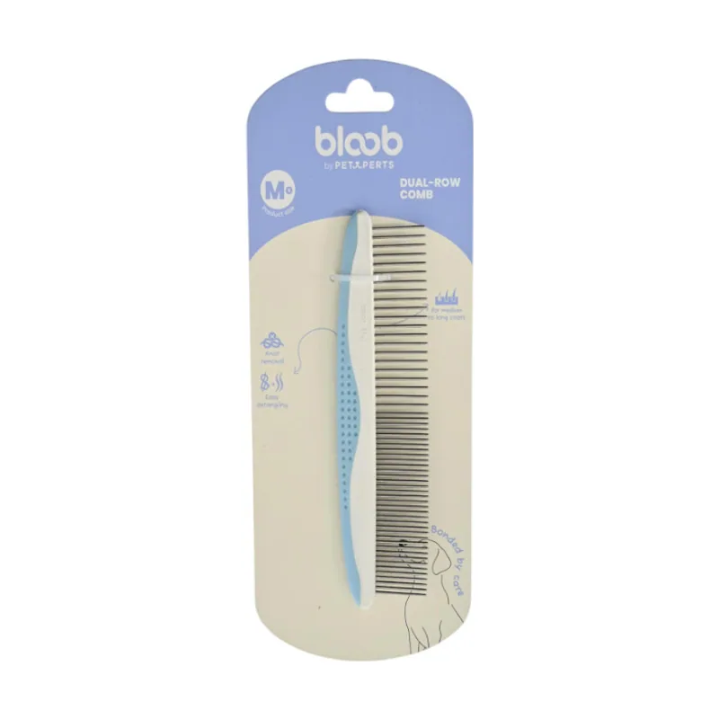 Bloob Peine Doble Hilera para perros
